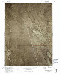 East of Gold Hill Wash 1973 topographic map thumbnail