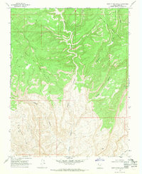 East of The Navajo 1968 topographic map thumbnail