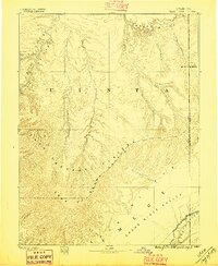 East Tavaputs 1885 topographic map thumbnail