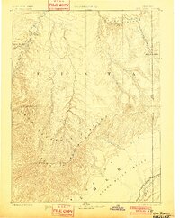 East Tavaputs 1885 topographic map thumbnail