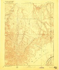 East Tavaputs 1885 topographic map thumbnail