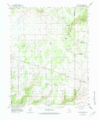 Eastland 1957 topographic map thumbnail