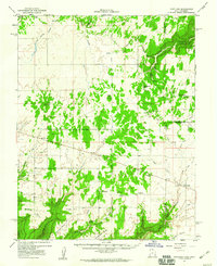 Eastland 1957 topographic map thumbnail