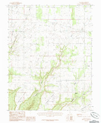 Eastland 1985 topographic map thumbnail