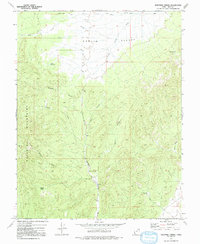 Eightmile Spring 1972 topographic map thumbnail