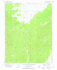 Eightmile Spring 1972 topographic map thumbnail