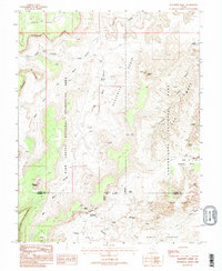 Elaterite Basin 1988 topographic map thumbnail