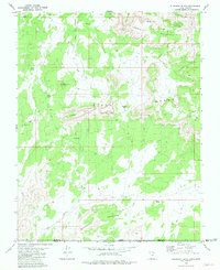 Elephant Butte 1980 topographic map thumbnail