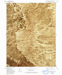 Elephant Knoll SE 1972 topographic map thumbnail