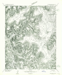 Elk Ridge 2 SE 1954 topographic map thumbnail