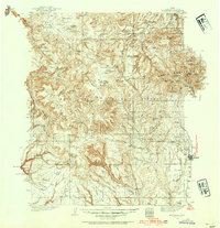 Elk Ridge 1935 topographic map thumbnail