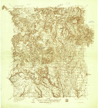 Elk Ridge 1935 topographic map thumbnail