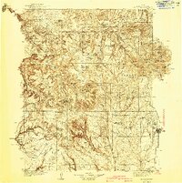 Elk Ridge 1940 topographic map thumbnail