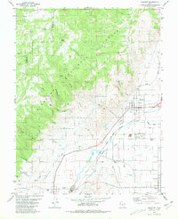 Elsinore 1980 topographic map thumbnail