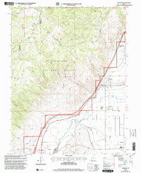 Elsinore 2001 topographic map preview