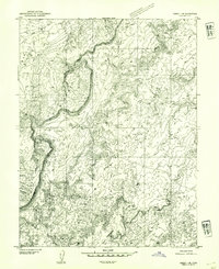 Emery 1 NE 1953 topographic map thumbnail
