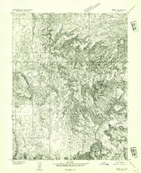 Emery 4 NE 1953 topographic map thumbnail