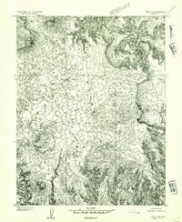 Emery 4 SE 1953 topographic map thumbnail