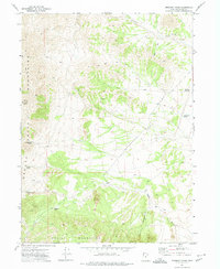 Emigrant Pass 1971 topographic map thumbnail