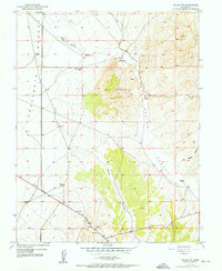 Enoch NW 1952 topographic map thumbnail