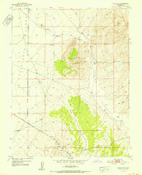 Enoch NW 1952 topographic map thumbnail