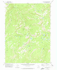 Erickson Basin 1972 topographic map thumbnail