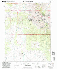 Erickson Knoll 1998 topographic map thumbnail