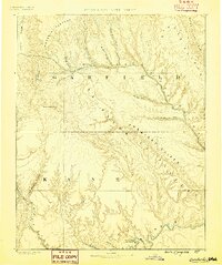 Escalante 1886 topographic map preview