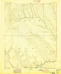 Escalante 1886 topographic map preview