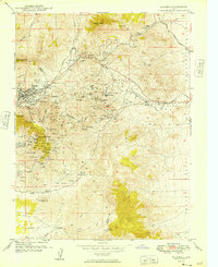 Eureka 1949 topographic map preview
