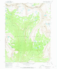 Explorer Peak 1967 topographic map preview