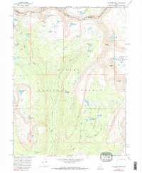 Explorer Peak 1967 topographic map preview