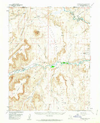 Factory Butte 1954 topographic map preview