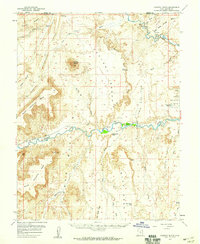 Factory Butte 1954 topographic map preview