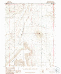 Factory Butte 1987 topographic map thumbnail