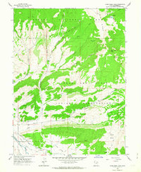 Farm Creek Peak 1962 topographic map thumbnail