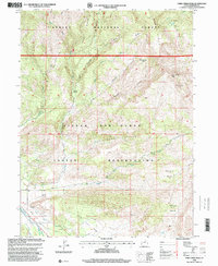 Farm Creek Peak 1996 topographic map thumbnail