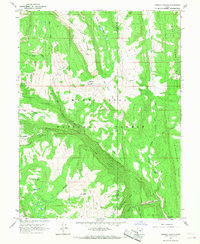 Ferron Canyon 1966 topographic map thumbnail