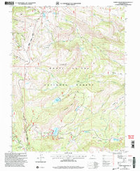 Ferron Reservoir 2001 topographic map thumbnail