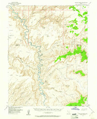 Fiddler Butte 1953 topographic map thumbnail