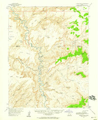 Fiddler Butte 1953 topographic map preview