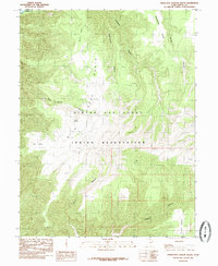 Firewater Canyon South 1985 topographic map thumbnail
