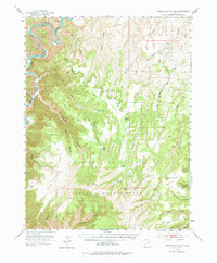 Firewater Canyon topographic map thumbnail