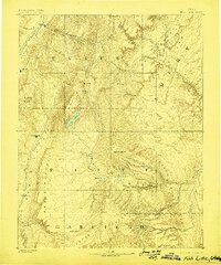 Fish Lake 1896 topographic map preview