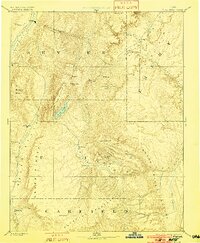 Fish Lake 1896 topographic map preview