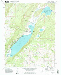 Fish Lake 1968 topographic map preview
