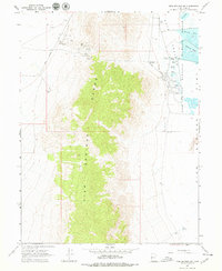 Fish Springs SW 1967 topographic map thumbnail