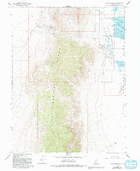 Fish Springs SW 1967 topographic map thumbnail