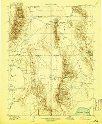 Fish Springs 1910 topographic map thumbnail