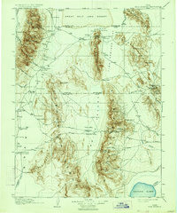 Fish Springs 1910 topographic map thumbnail